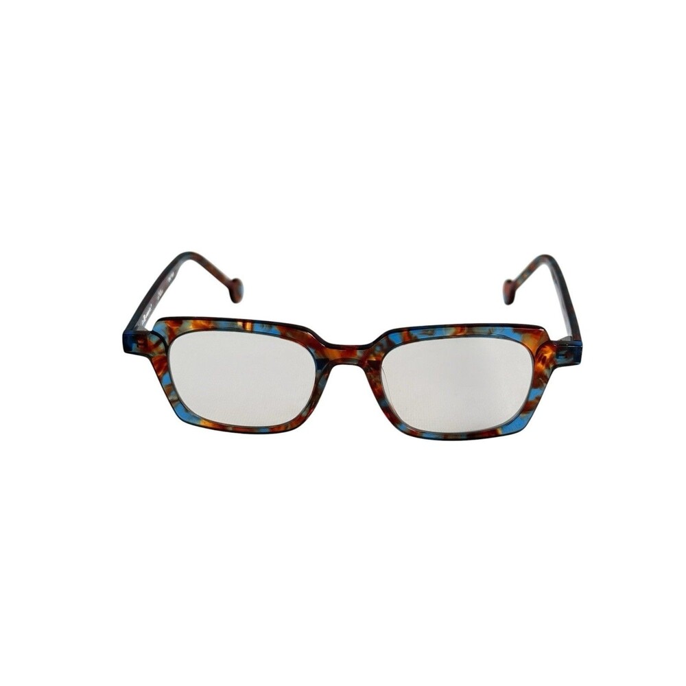 l.a.Eyeworks Blakey 921 Tortoise & Blue Acetate Eyeglass Frames | Made in Japan
